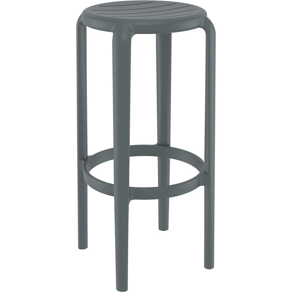Image for SIESTA EXCLUSIVE TOM BAR STOOL 75 ANTHRACITE from Complete Stationery Office National (Devonport & Burnie)