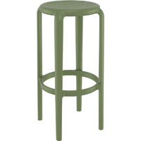 siesta exclusive tom bar stool 75 olive green