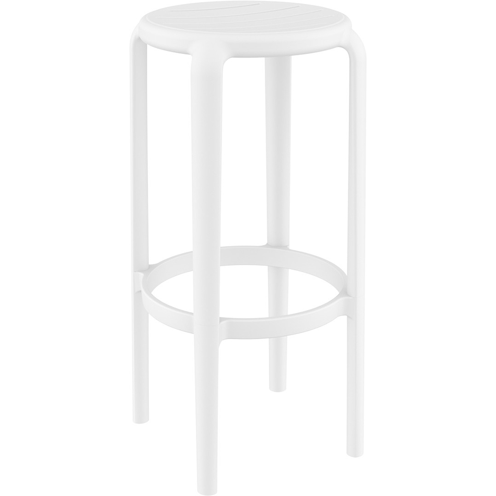 Image for SIESTA EXCLUSIVE TOM BAR STOOL 75 WHITE from Complete Stationery Office National (Devonport & Burnie)