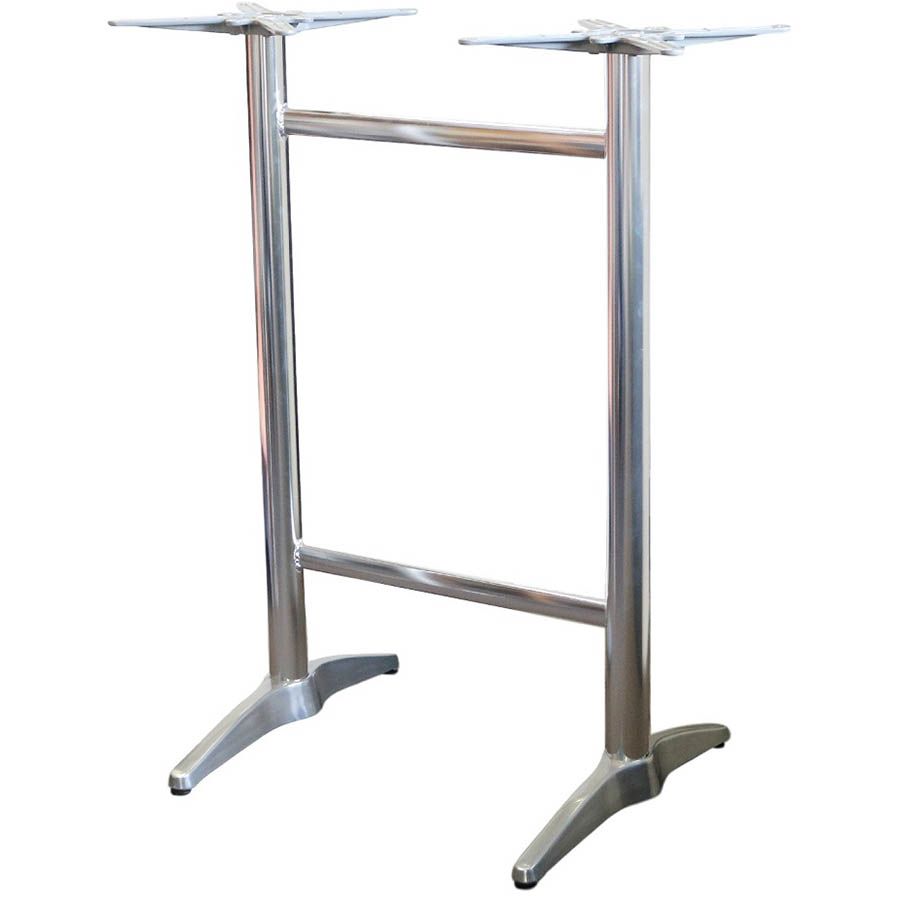 Image for ASTORIA TABLE BASE TWIN WEIGHTED ALUMINIUM from Angletons Office National