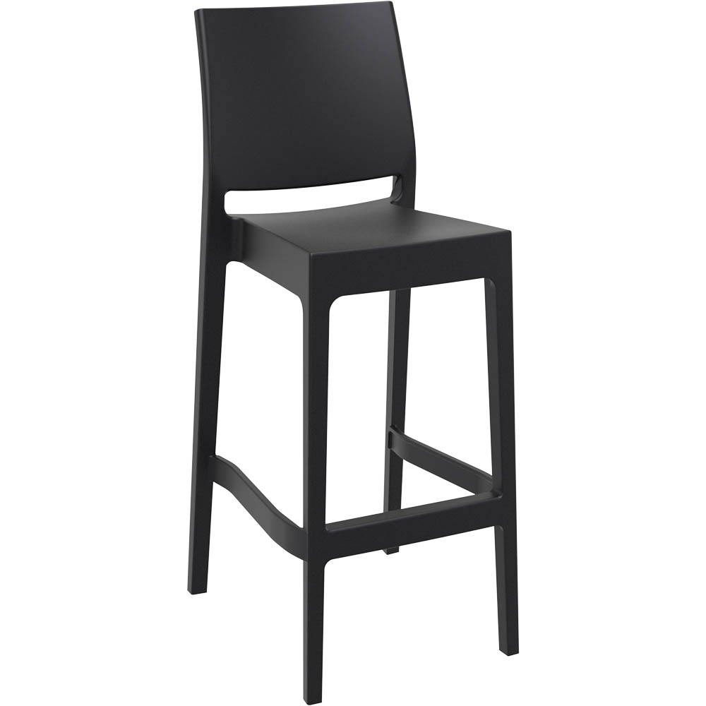 Image for SIESTA MAYA BARSTOOL 75 450 X 510 X 1080MM BLACK from PaperChase Office National