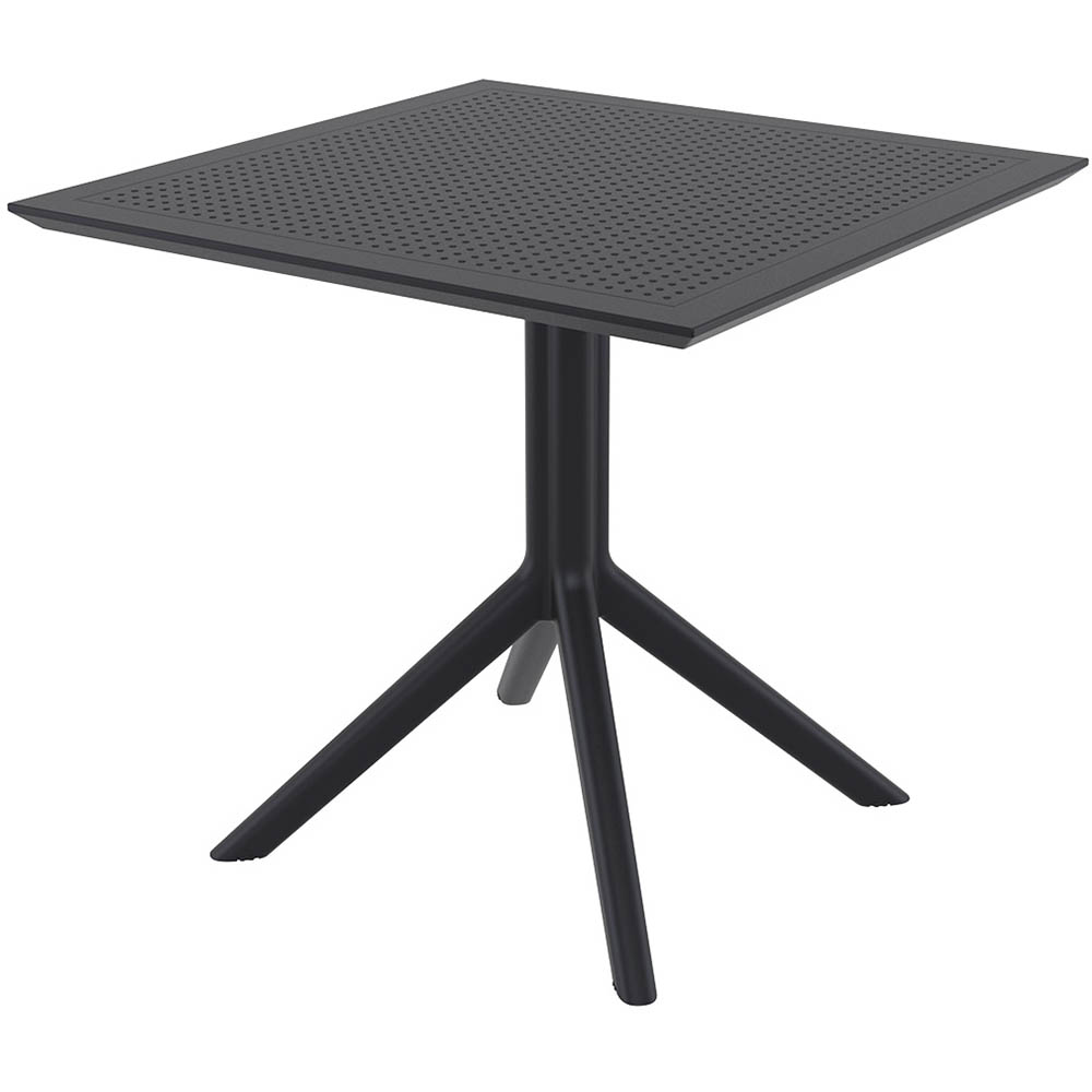 Image for SIESTA SKY TABLE 800 X 800 X 740MM BLACK from Office National Hobart