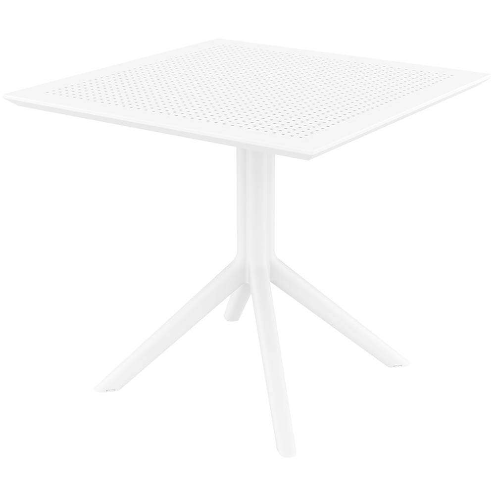 Image for SIESTA SKY TABLE 800 X 800 X 740MM WHITE from Discount Office National