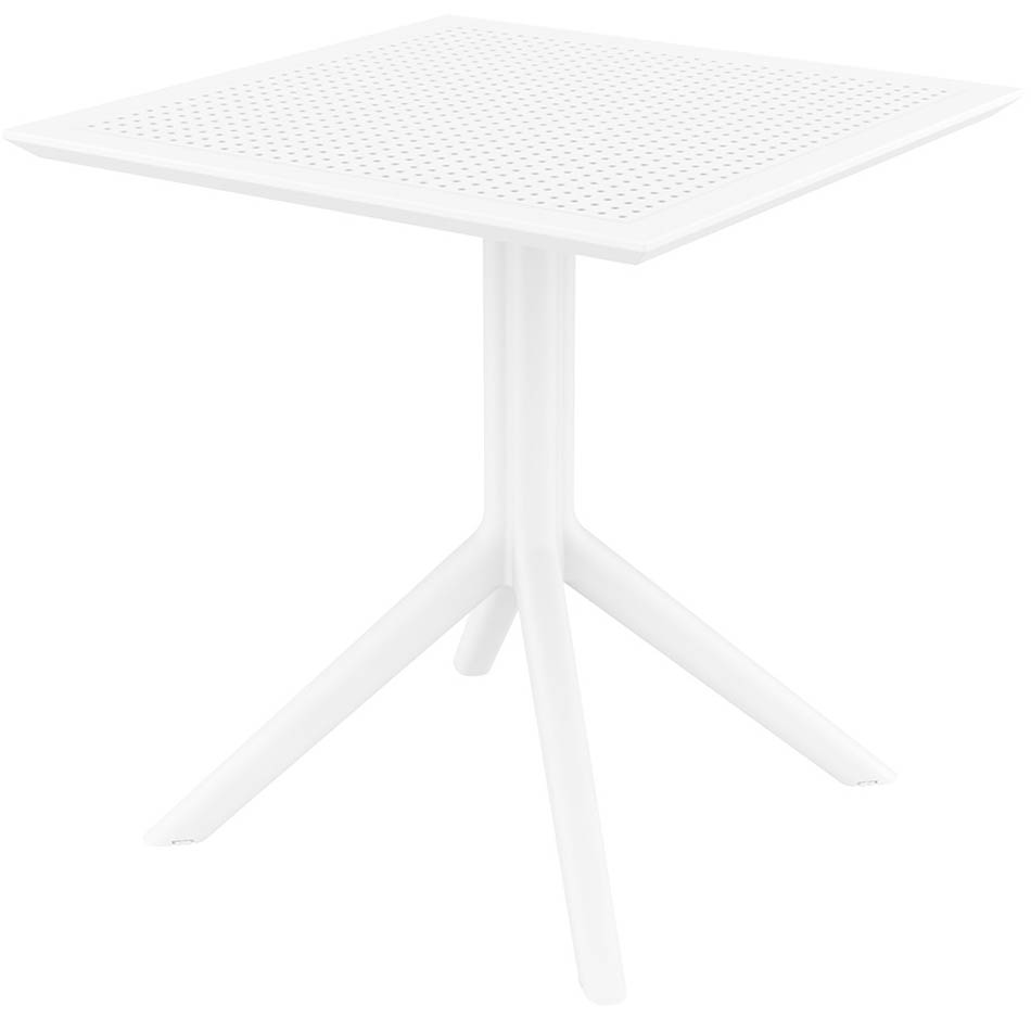 Image for SIESTA SKY TABLE 700 X 700 X 740MM WHITE from Coffs Coast Office National