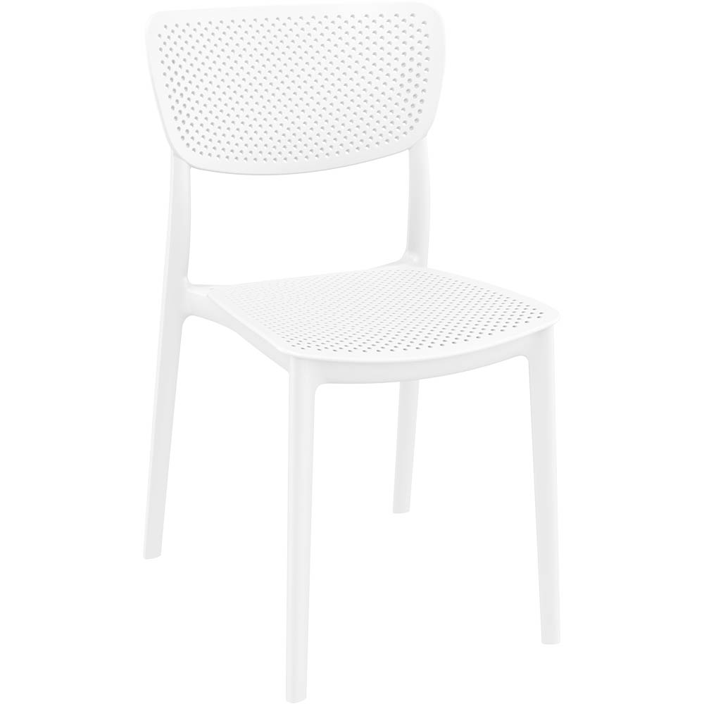 Image for LUCY CHAIR WHITE from PaperChase Office National