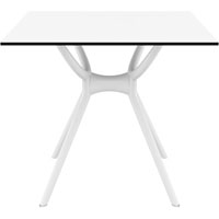 siesta air table 800 x 800mm white