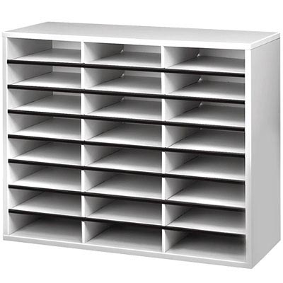 Image for FELLOWES BANKERS BOX LITERATURE SORTER 24 COMPARTMENTS GREY from Office National Caloundra Business Supplies