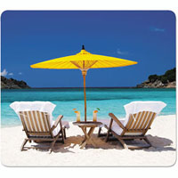 fellowes recycled optical mouse pad caribbean beach