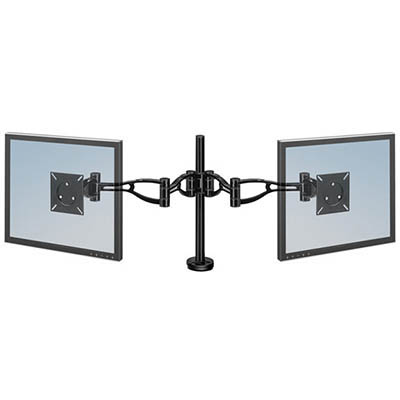 Image for FELLOWES PROFESSIONAL SERIES DUAL MONITOR ARM BLACK from Two Bays Office National