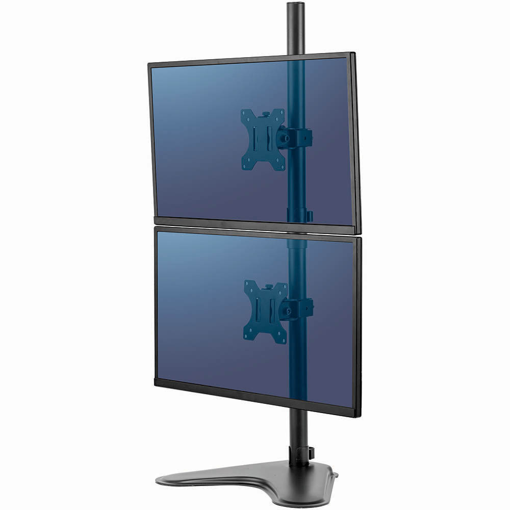 Image for FELLOWES PROFESSIONAL SERIES DUAL STACKING MONITOR ARM BLACK from Two Bays Office National