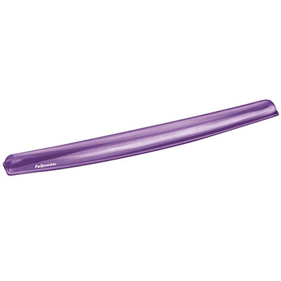 Image for FELLOWES CRYSTAL KEYBOARD GEL WRIST REST PURPLE from Coffs Coast Office National