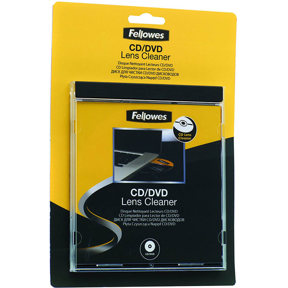 Image for FELLOWES CD/DVD LENS CLEANER from Two Bays Office National
