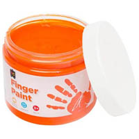 educational colours finger paint 250ml orange