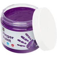 educational colours finger paint 250ml purple