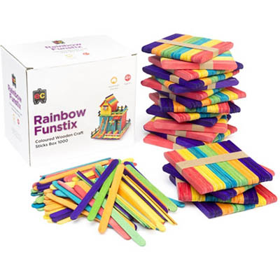 Image for EDUCATIONAL COLOURS FUNSTIX COLOURED PACK 1000 from Surry Office National