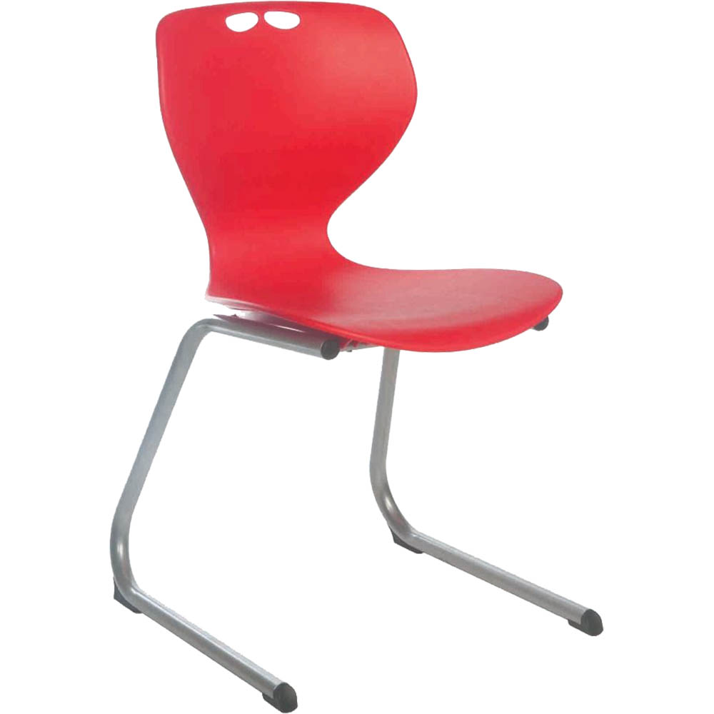 Image for SYLEX MATA CANTILEVER CHAIR 355MM RED from PaperChase Office National