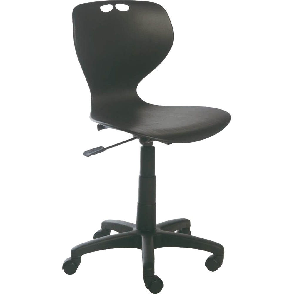 Image for SYLEX MATA SWIVEL CHAIR BLACK from OFFICE NATIONAL CANNING VALE