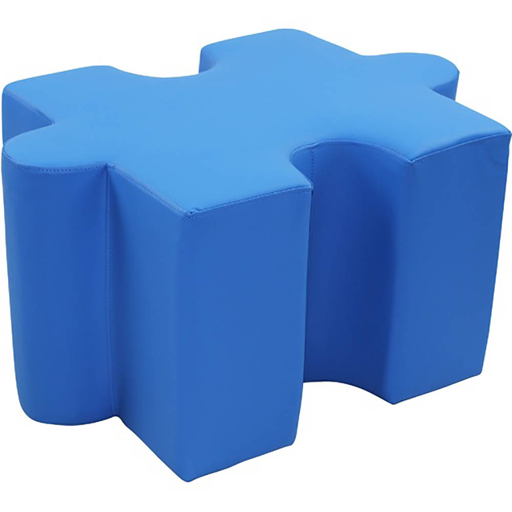 Image for SYLEX PUZZLE OTTOMAN 850 X 580 X 460MM BLUE from Office National ONE Solution Business Supplies