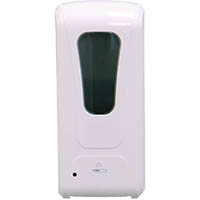 rapidline automatic hand sanitiser dispenser white