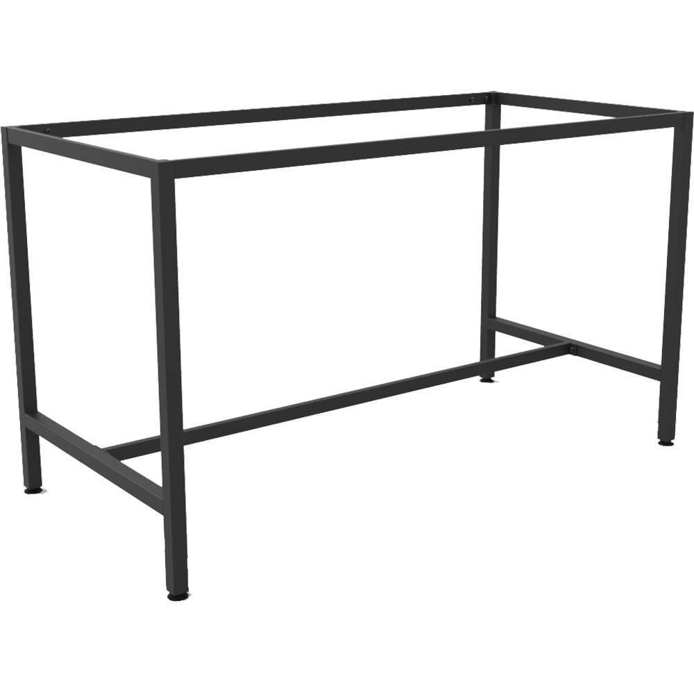 Image for RAPIDLINE HIGH BAR TABLE FRAME 1800 X 900 X 1050MM BLACK from SBA Office National - Darwin