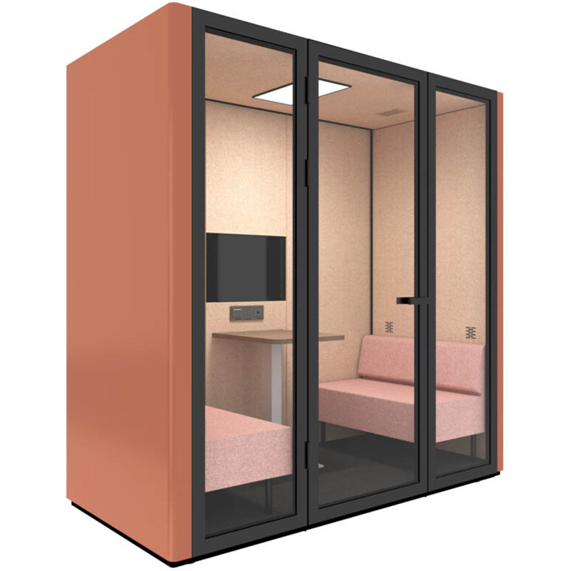 Image for RAPIDLINE B.QUIET ACOUSTIC MEETING POD 2-4 PERSON CUSTOM COLOUR from Office National ONE Solution Business Supplies