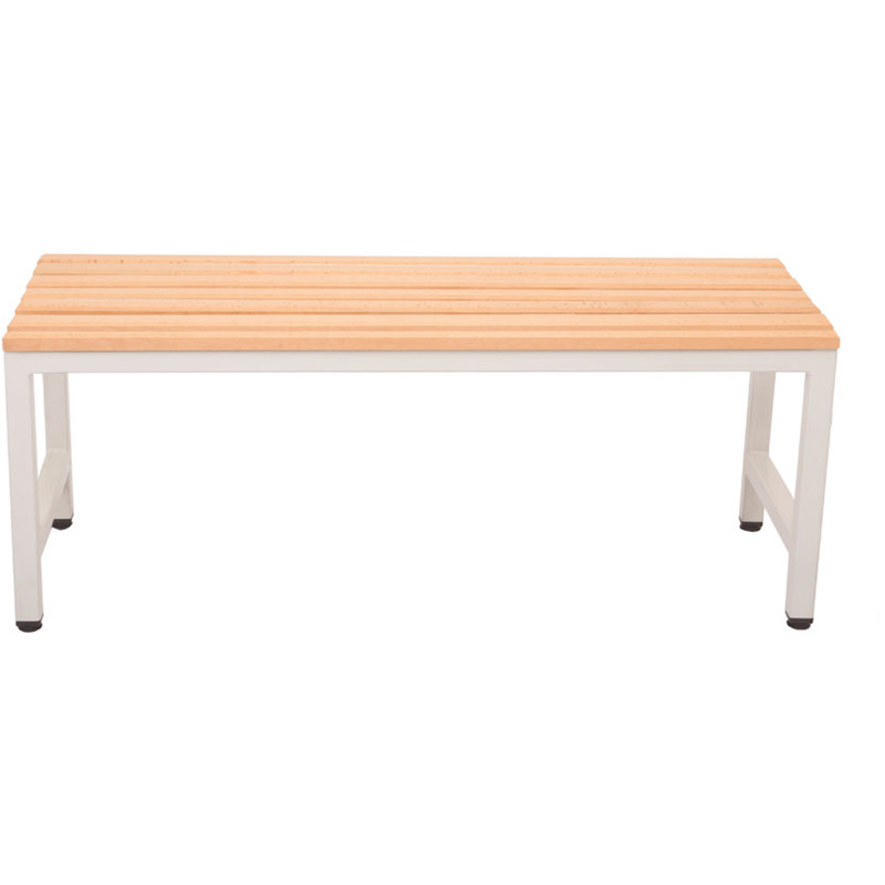 Image for RAPIDLINE SINGLE SIDED BENCH SEAT 1000 X 360 X 400MM SILVER GREY/LIGHT OAK from Office National Sydney Stationery