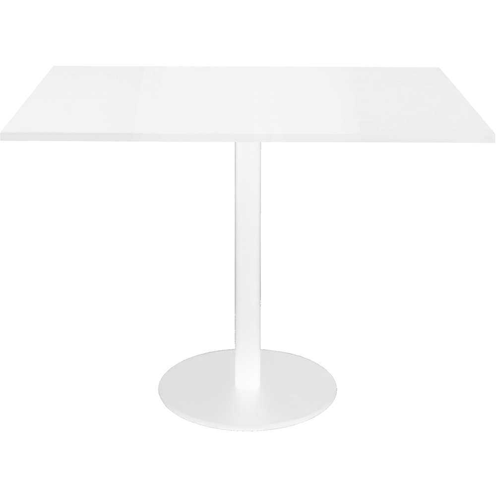 Image for RAPIDLINE SQUARE MEETING TABLE DISC BASE 900MM NATURAL WHITE/WHITE from Discount Office National