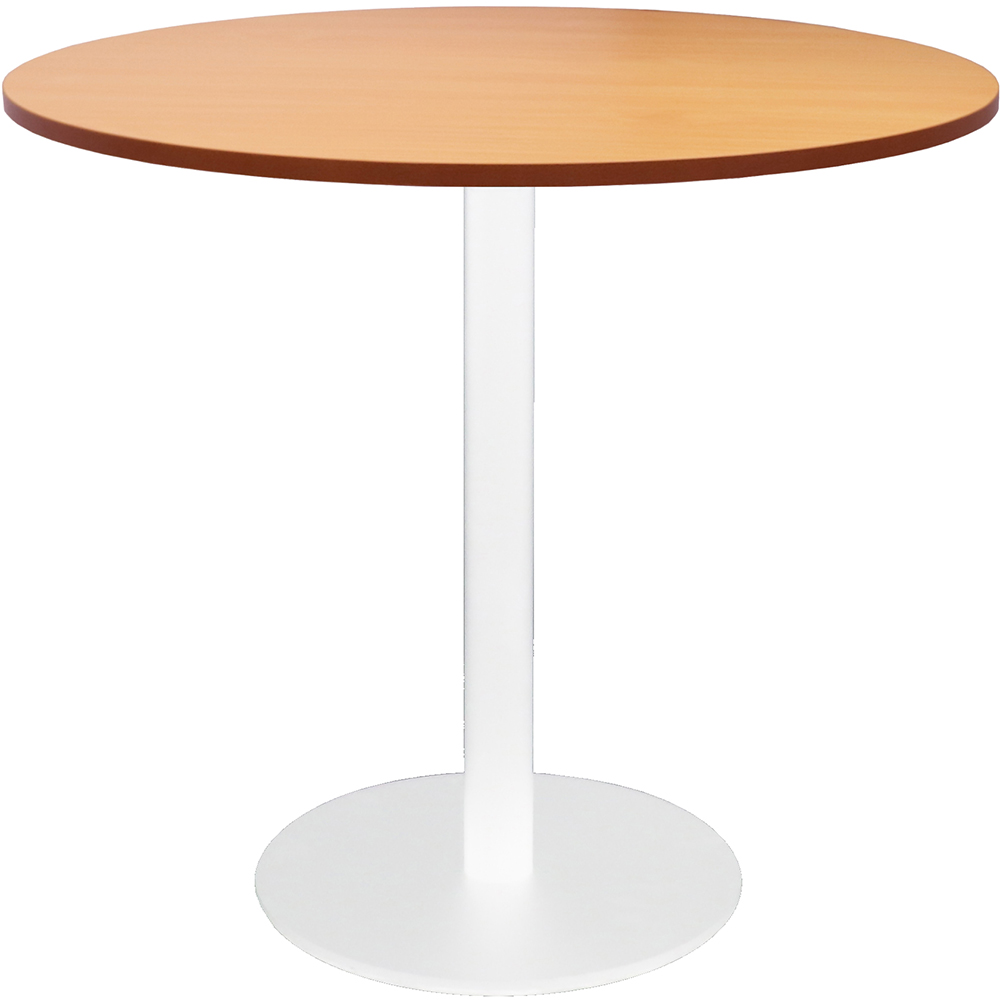 Image for RAPIDLINE ROUND TABLE DISC BASE 900MM BEECH/WHITE from OFFICE NATIONAL CANNING VALE