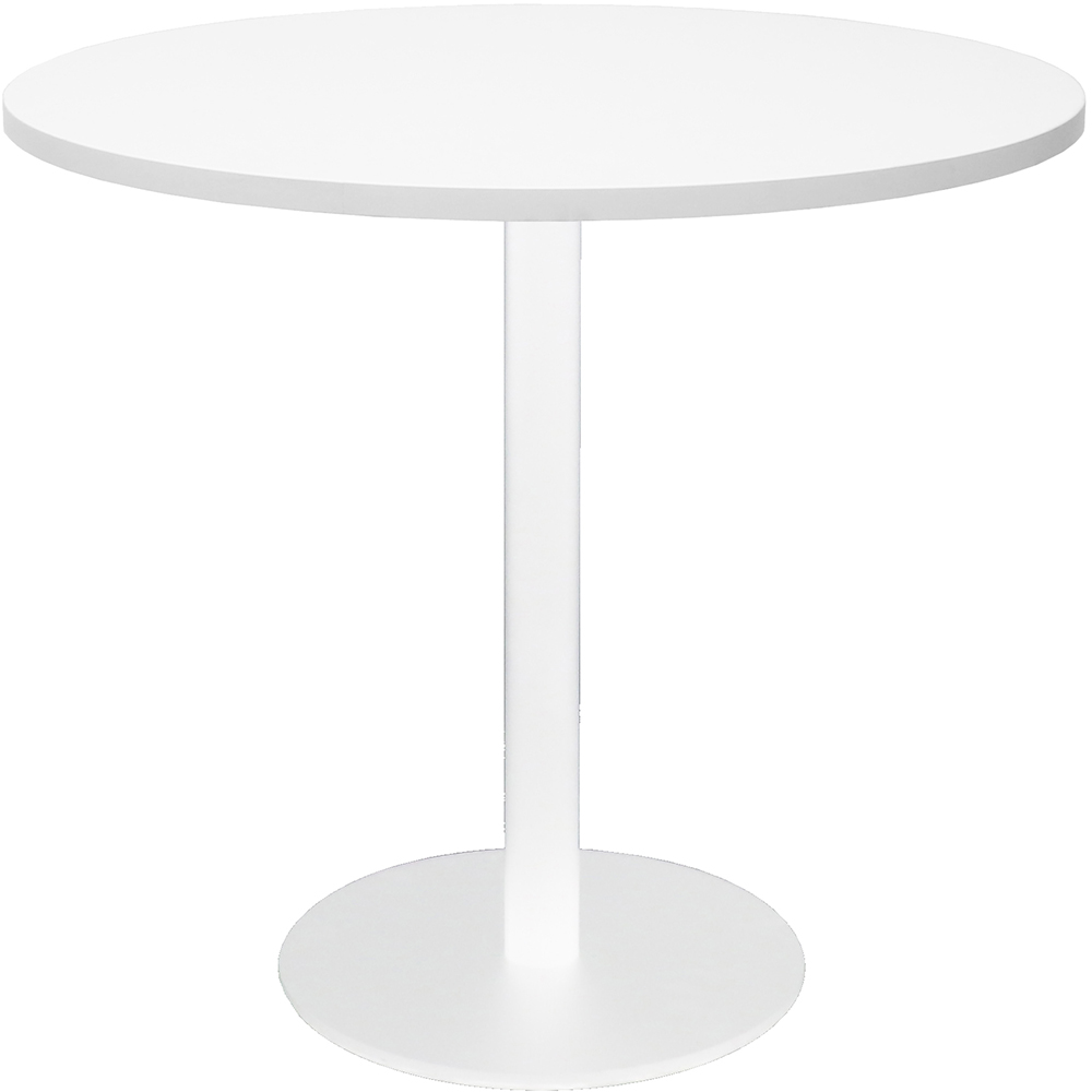 Image for RAPIDLINE ROUND TABLE DISC BASE 900MM NATURAL WHITE/WHITE from Discount Office National