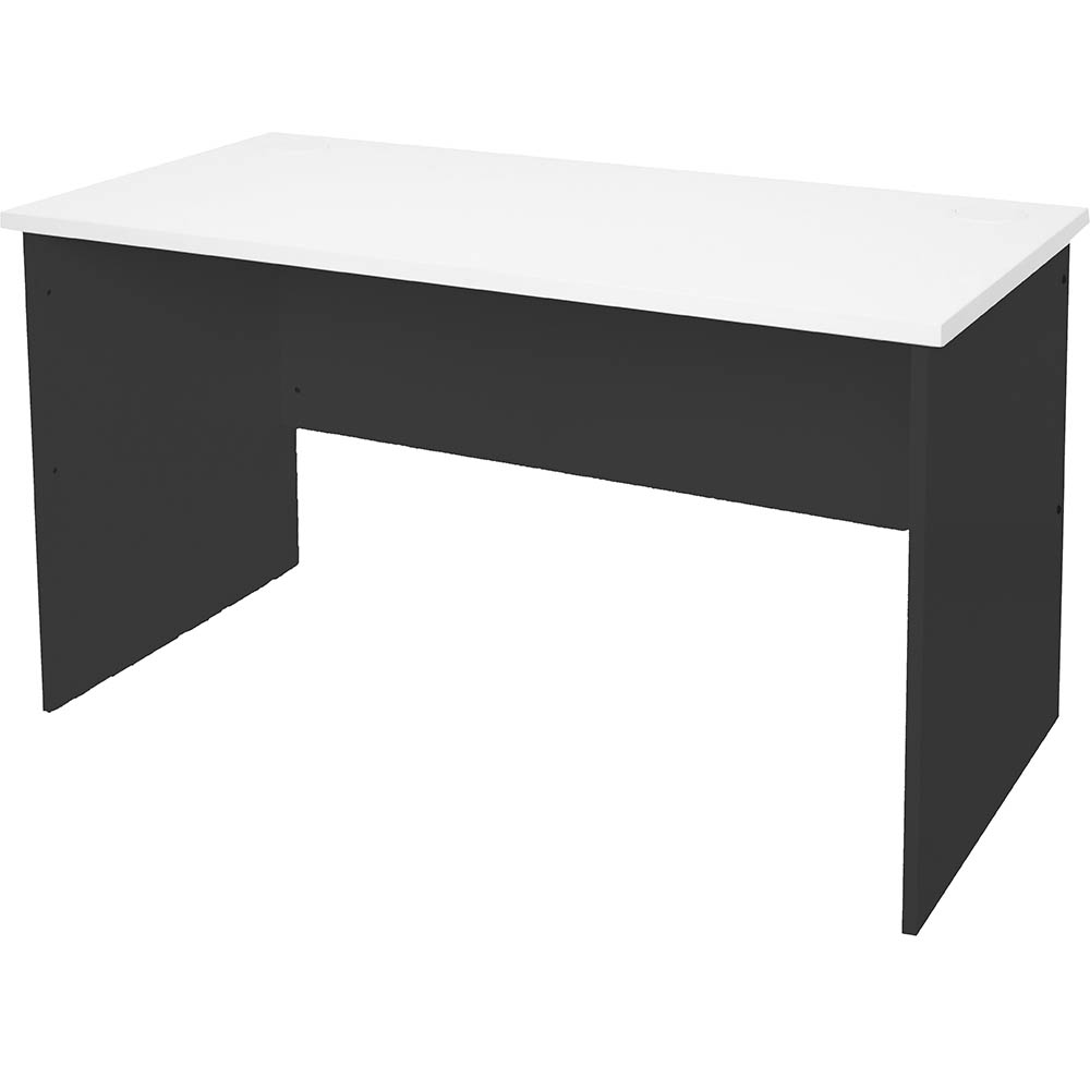 Image for RAPID WORKER OPEN DESK 1200 X 600MM WHITE/IRONSTONE from Office National Sydney Stationery