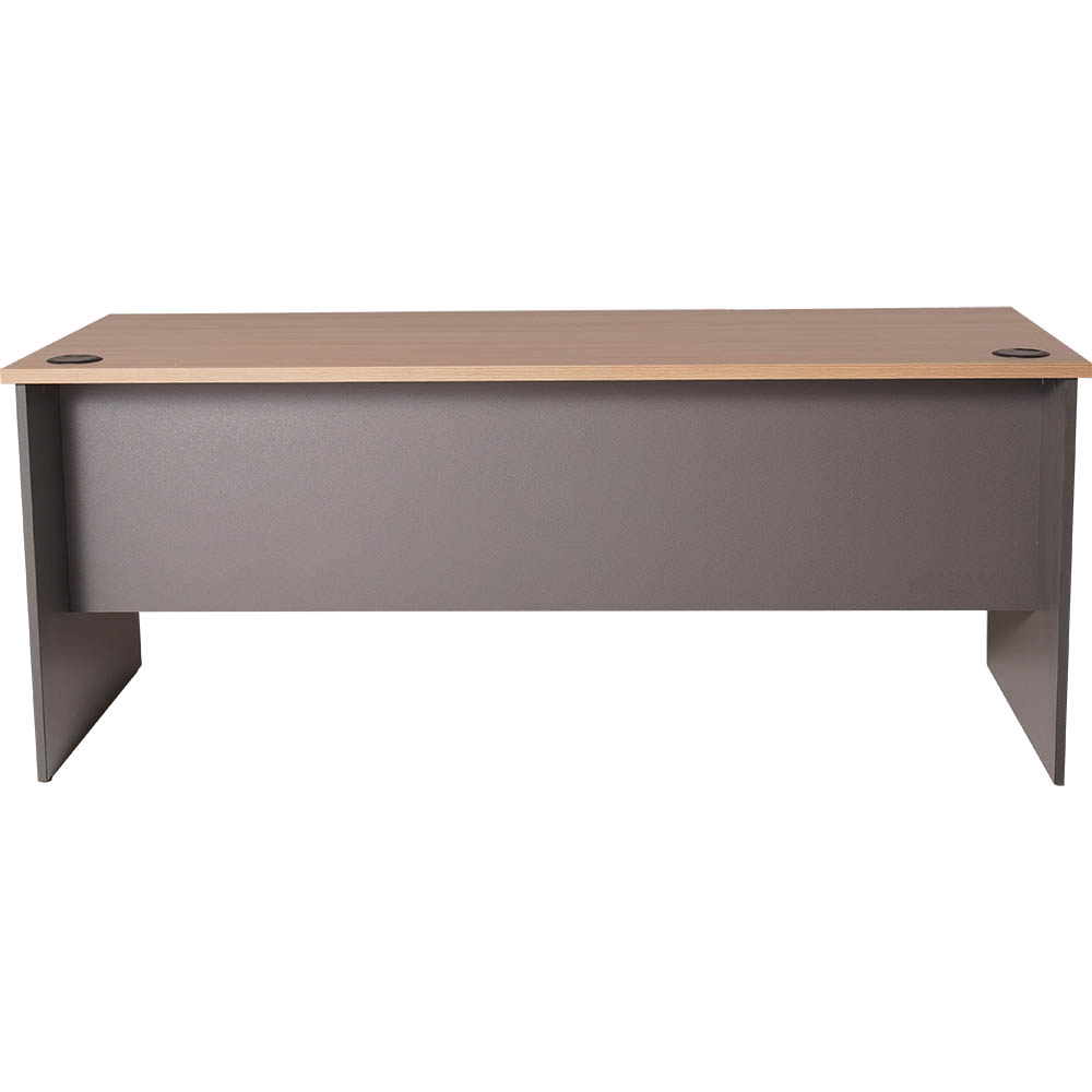 Image for RAPID WORKER OPEN DESK 1800 X 750MM OAK/IRONSTONE from Pirie Office National