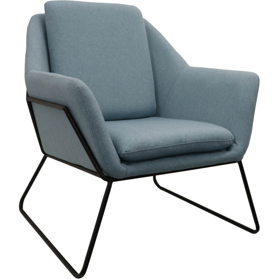 Image for RAPIDLINE CARDINAL VISITOR CHAIR ARMS BLUE from OFFICE NATIONAL CANNING VALE