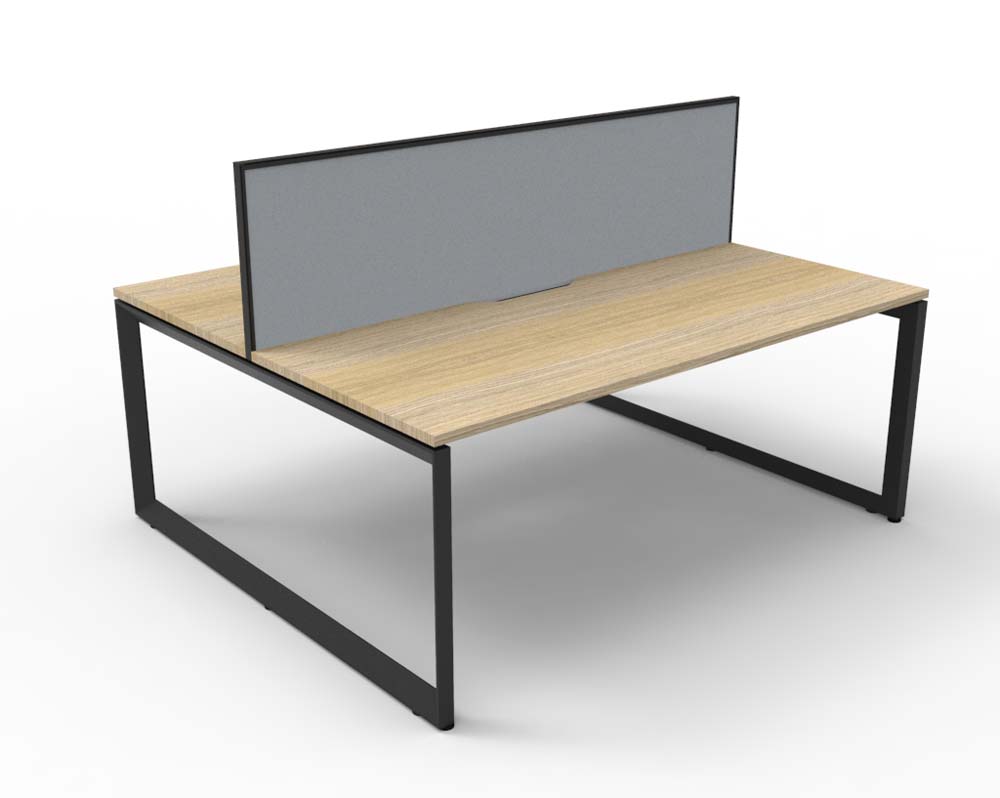 Image for RAPID INFINITY DELUXE 2 PERSON LOOP LEG DOUBLE SIDED WORKSTATION WITH SCREEN from Office National Barossa