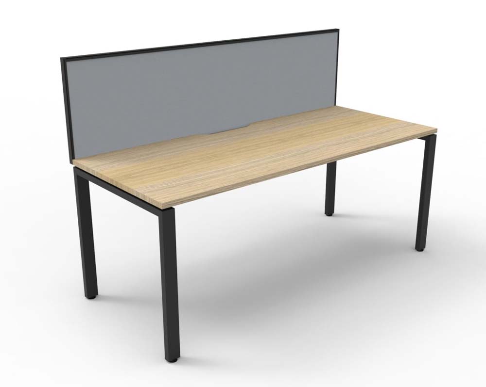 Image for RAPID INFINITY DELUXE 1 PERSON PROFILE LEG SINGLE SIDED WORKSTATION WITH SCREEN from Office National Barossa