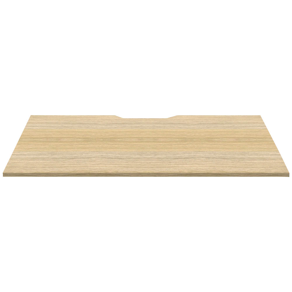 Image for RAPIDLINE SCREEN SCALLOPED DESK TOP 1500 X 750 NATURAL OAK from Discount Office National