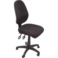 rapidline ec070bh operator chair high back 2 lever black