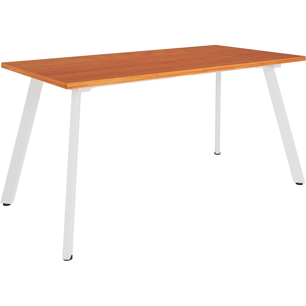 Image for RAPIDLINE ETERNITY MEETING TABLE 1500 X 750MM CHERRY/WHITE from PaperChase Office National