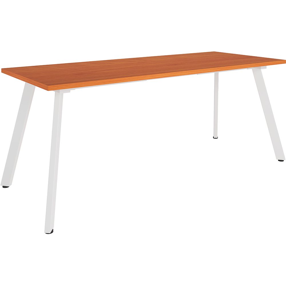 Image for RAPIDLINE ETERNITY MEETING TABLE 1800 X 750MM CHERRY/WHITE from Discount Office National