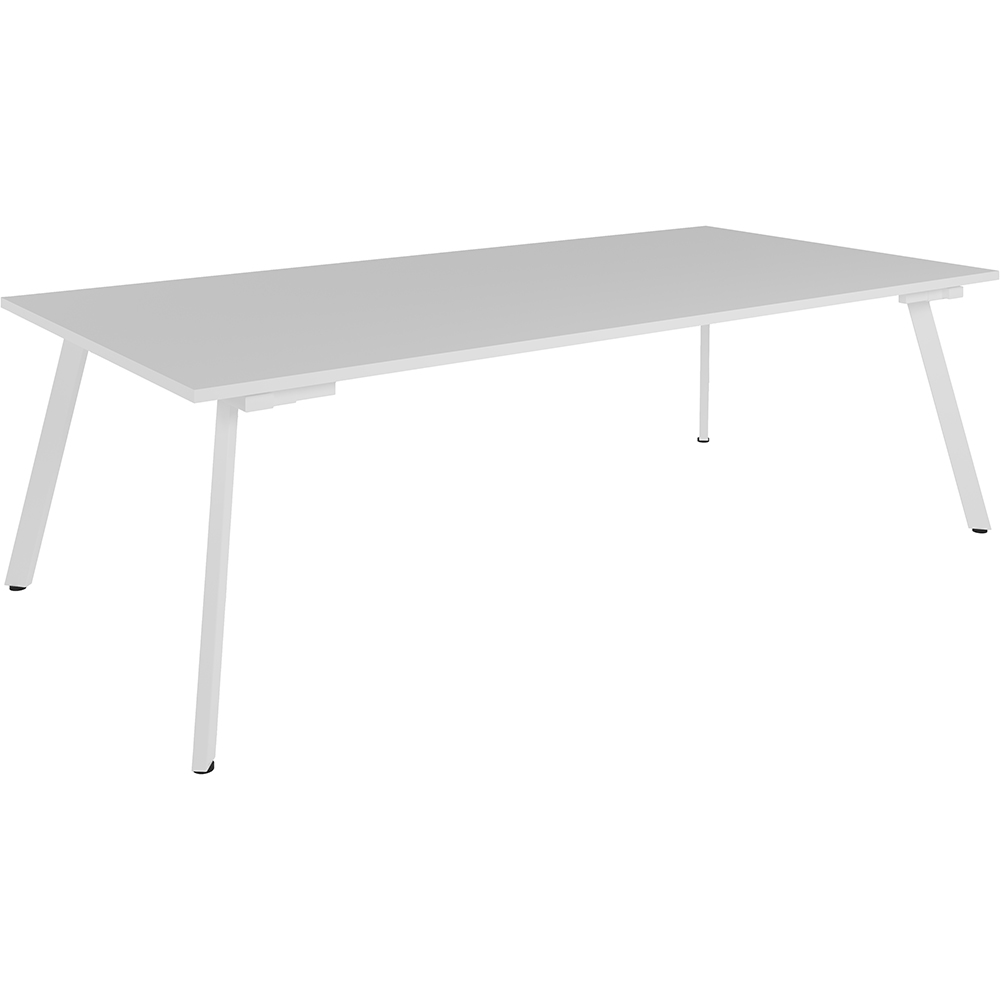 Image for RAPIDLINE ETERNITY MEETING TABLE 2400 X 1200MM NATURAL WHITE/WHITE from Complete Stationery Office National (Devonport & Burnie)