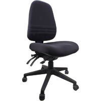 rapidline endeavour pro ergonomic chair high back black