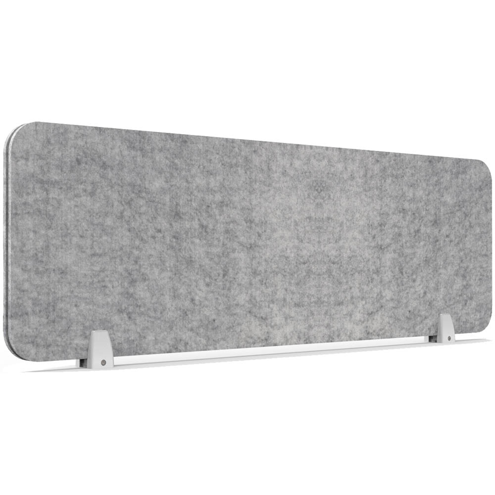 Image for RAPIDLINE ECO PANEL DESK MOUNTED SCREEN 1190 X 384MM MARBLE GREY from PaperChase Office National