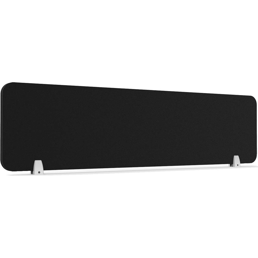 Image for RAPIDLINE ECO PANEL DESK MOUNTED SCREEN 1490 X 384MM BLACK from Emerald Office Supplies Office National