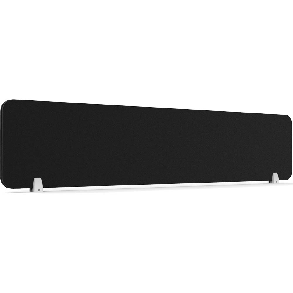 Image for RAPIDLINE ECO PANEL DESK MOUNTED SCREEN 1790 X 384MM BLACK from Angletons Office National
