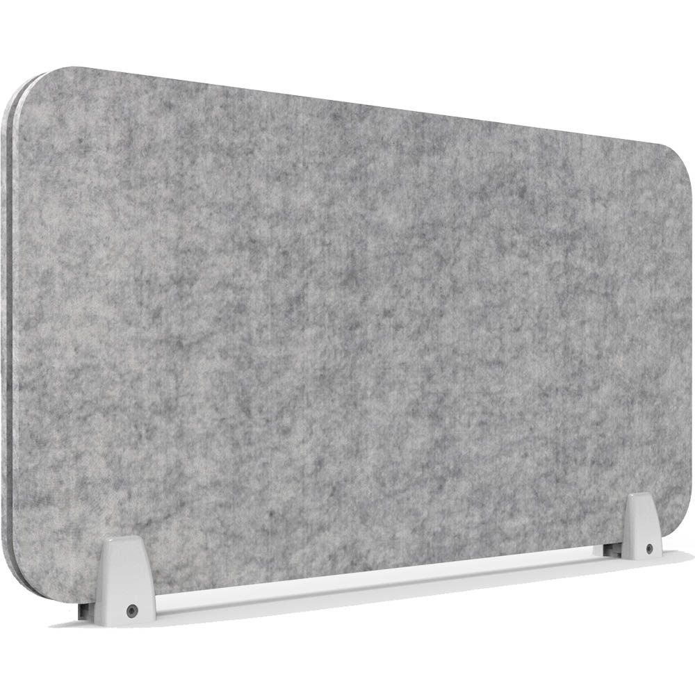 Image for RAPIDLINE ECO PANEL DESK MOUNTED SCREEN 740 X 384MM MARBLE GREY from PaperChase Office National