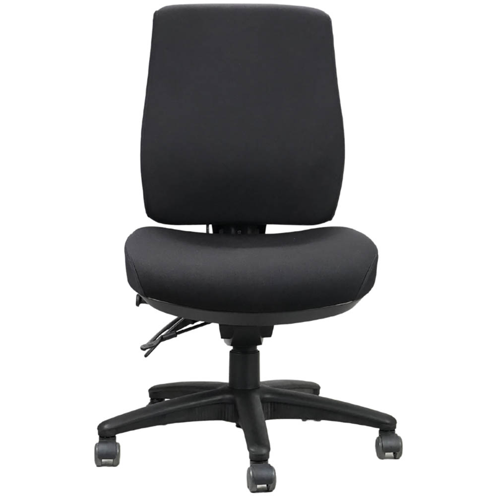 Image for RAPIDLINE ERGO AIR CHAIR HIGH BACK BLACK from Aztec Office National