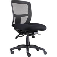 rapidline ergo task chair mesh back black