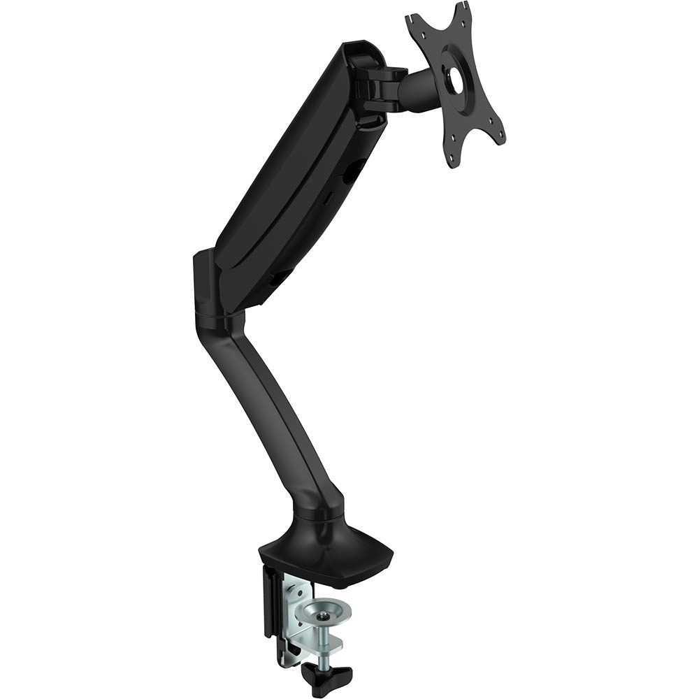Image for RAPIDLINE EXECUTIVE GAS SPRING SINGLE MONITOR ARM BLACK from Office National