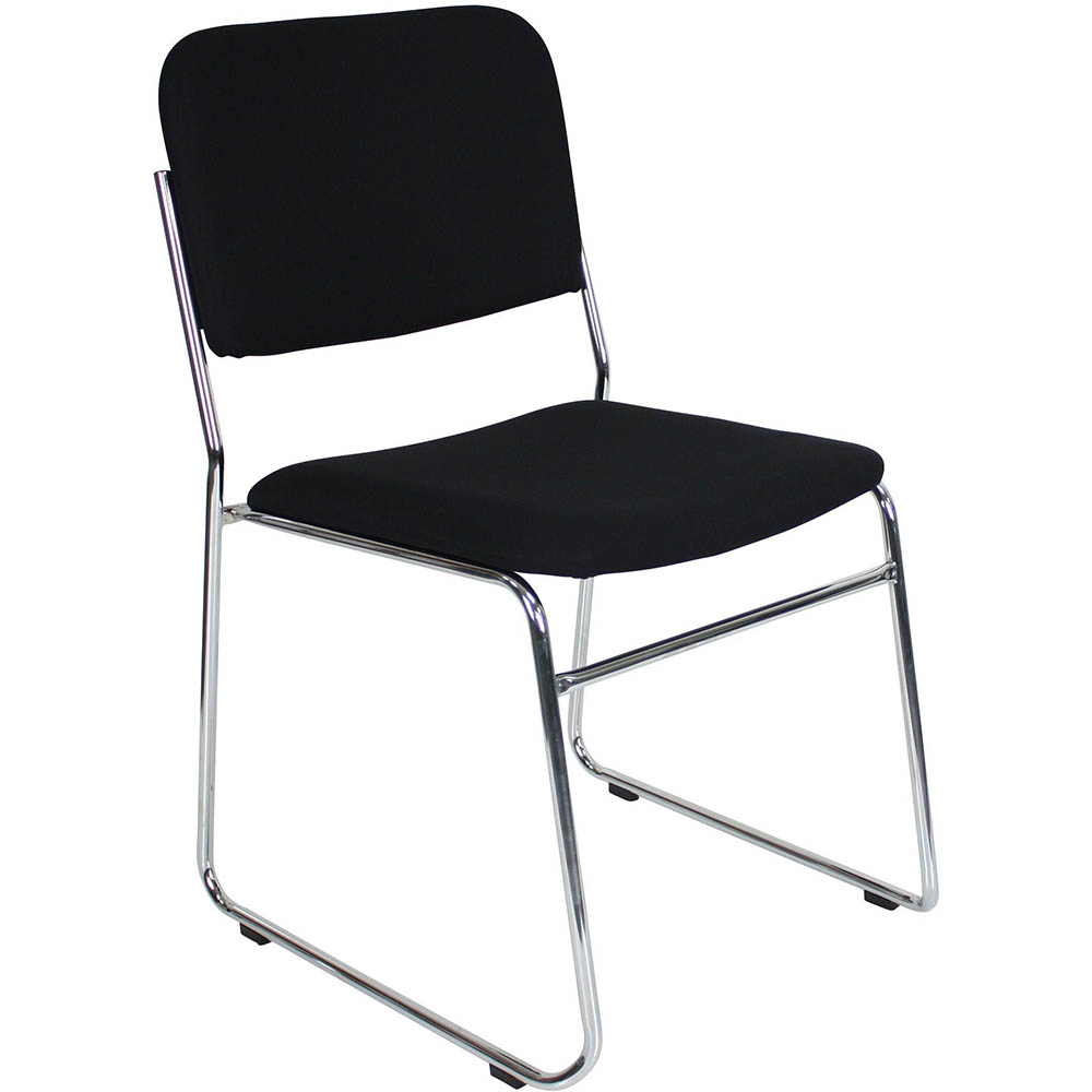 Image for RAPIDLINE EVO VISITOR CHAIR BLACK from Coffs Coast Office National