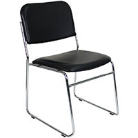 rapidline evo visitor chair pu black