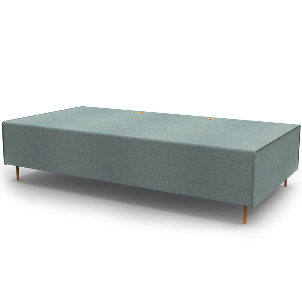 Image for RAPIDLINE FLEXI LOUNGE TRIPLE SEAT MODULE 1830 X 940 X 430MM LIGHT BLUE from Surry Office National